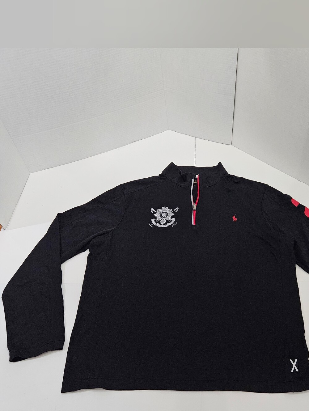 Polo Ralph Lauren Black Watch Polo Team 1/4 Zip L